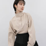 stand collar shirt