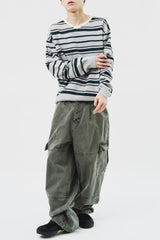 Tora Open Striped Knit (3color)