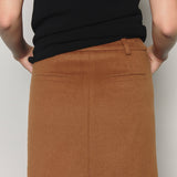 Cashmere Maxi Skirt _ Camel