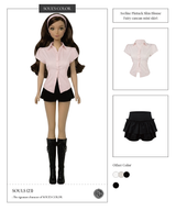 Aveline Pintuck Slim Blouse (3color)