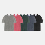LMN Pigment Washing Hatch Round Knitwear (5 colors)
