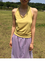 Rose Emblem Halterneck Sleeveless (8color)