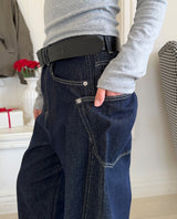 ダイアンポケットウォッシュ加工デニムパンツ