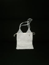 silver knit bag (long)