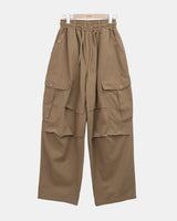 Teken Button Wide Cargo Pants
