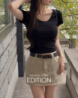 [MADE] Ed U-neck Short-sleeved T-shirt