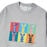 25SS ALIEN RABBIT POPART SWEATSHIRT MELLANGE