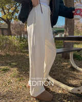 【MADE】バンディングワイドパンツ