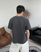 リセッドピグメントクロップ半袖Tシャツ