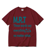 MRTニュー ロゴ クール コットン Tシャツ
