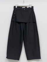 706 Wrap Skirt Balloon Fit Pants
