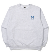 MONOGRAM REGULAR SWEATSHIRT【WHITE MELANGE GREY】