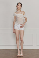 MARIA TOP light grey