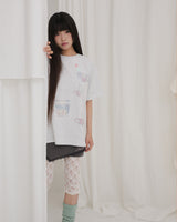 ティーカップクロシェットTシャツ/ メランジ