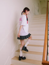 RABBIT T-SHIRT_White/Pink