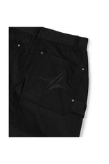 SIDE SNAP BACK LOGO PANTS (BLACK)