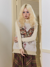 Wool versatile casual knit vest