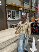 No.1687 B regular check SHIRT (3color)