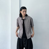 Relaxed Fine Check Shirt