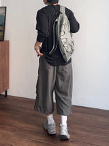 Strap Utility Nylon Bermuda Pants (3color) (No.968)