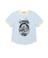 ダブルインベーダーリンガーSS Tシャツ BLUE(CV2FMFT511A)