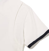 ハートグラフィックリンガーTシャツ（オレンジ