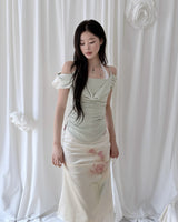 Eve Summer Draping Off-Shoulder Blouse