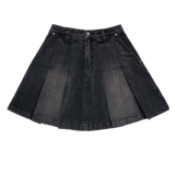25SS ウィメンズデニム デニススカート ブラック
