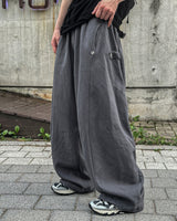 ミジュサイドスナップバルーンスウェットパンツ