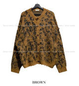 Referred Wool Round Cardigan