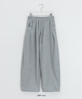 [unisex] Mihi Cut Wide Banding Pants