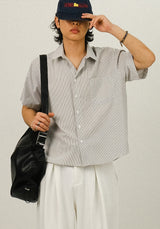 COS Crop Stripe Half Shirts