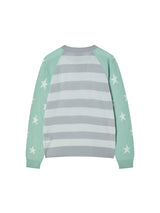 STAR STRIPE KNIT MINT