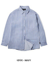 Muti-Plaid Stripe Oversized Shirts (JTOSRT-0003)