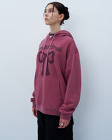 NEVER BREAK PIGMENT HOODIE-PURPLE