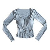 Slim button T