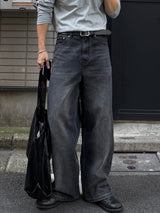 ソフト ヘンリーネック ロングスリーブ Tシャツ