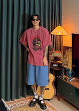 ファストダイヘビーピグメントショートスリーブTシャツ 4カラー