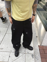 No.1796 スター エンブロ ワイド コットン パンツ