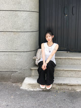 サンセットフェスティバル メッシュクロップニット ナシ (6c)