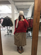 [MD Pick]Wool-Touch Brush V-Neck Knit (4 Colors)