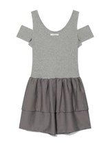 CANCAN PUMPKIN RIBBON DRESS(GREY)