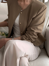 Setter Spring Collarless Jacket / 3 colors