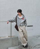 Arc Curved Wide Cotton Pants