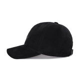 VARZAR Chain Logo Corduroy OG Fit Ball Cap / Black