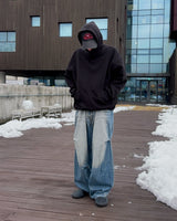 Frang washed denim pants