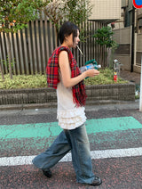 フリルミニスリーブレスワンピース (3C)