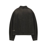 ウォレットデニムジャケット / Vintage black