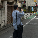 ピークストライプシャツ