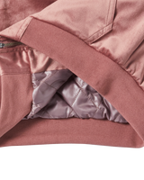 25FW WOMAN VELVET HOODIE JACKET PINK